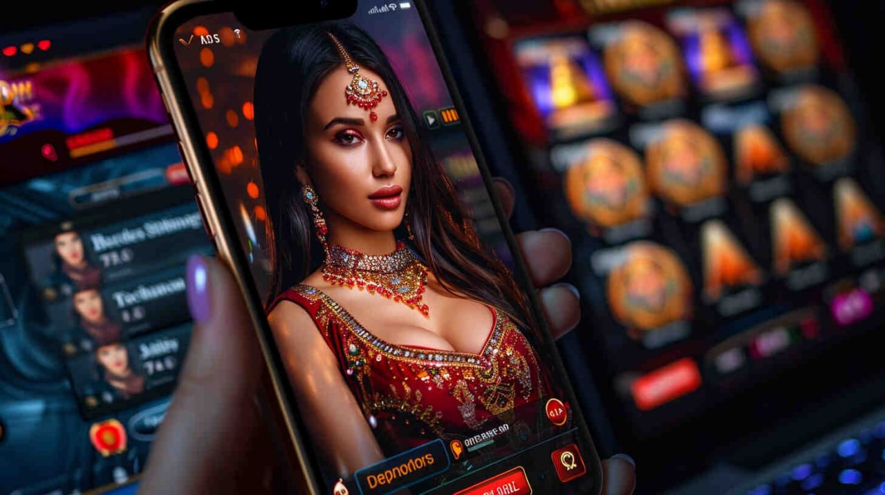 Live dealer table with blackjack and roulette games