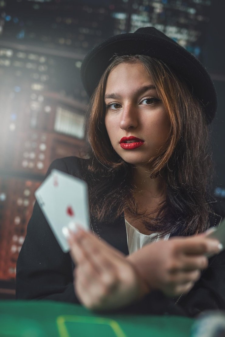 Live blackjack table with active players and professional dealer in HD broadcast